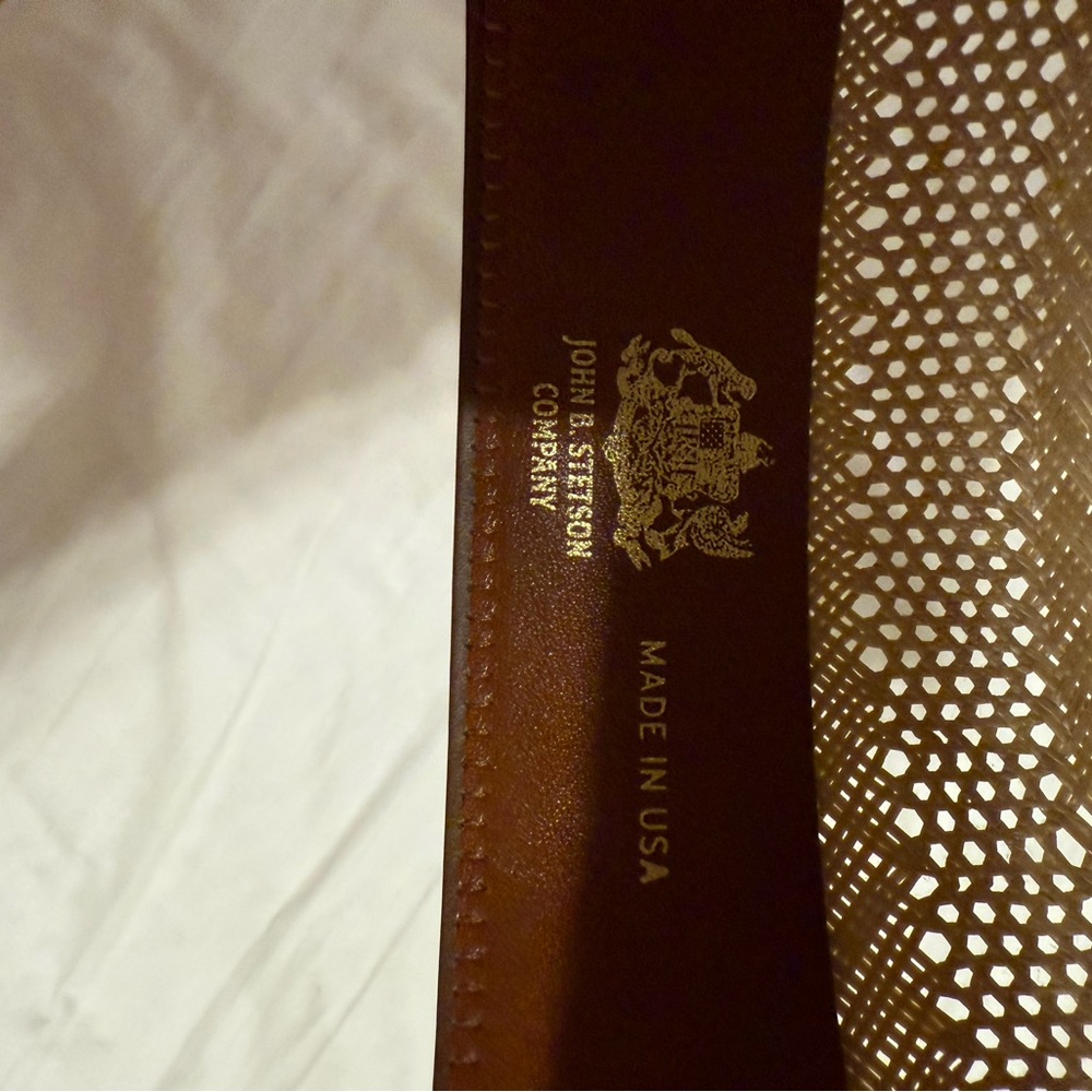 Stetson Brown and Tan Hat - Picture 9 of 11